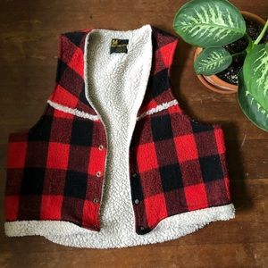 Vintage Weathercaster “Cowboy-esque” Fleece Vest